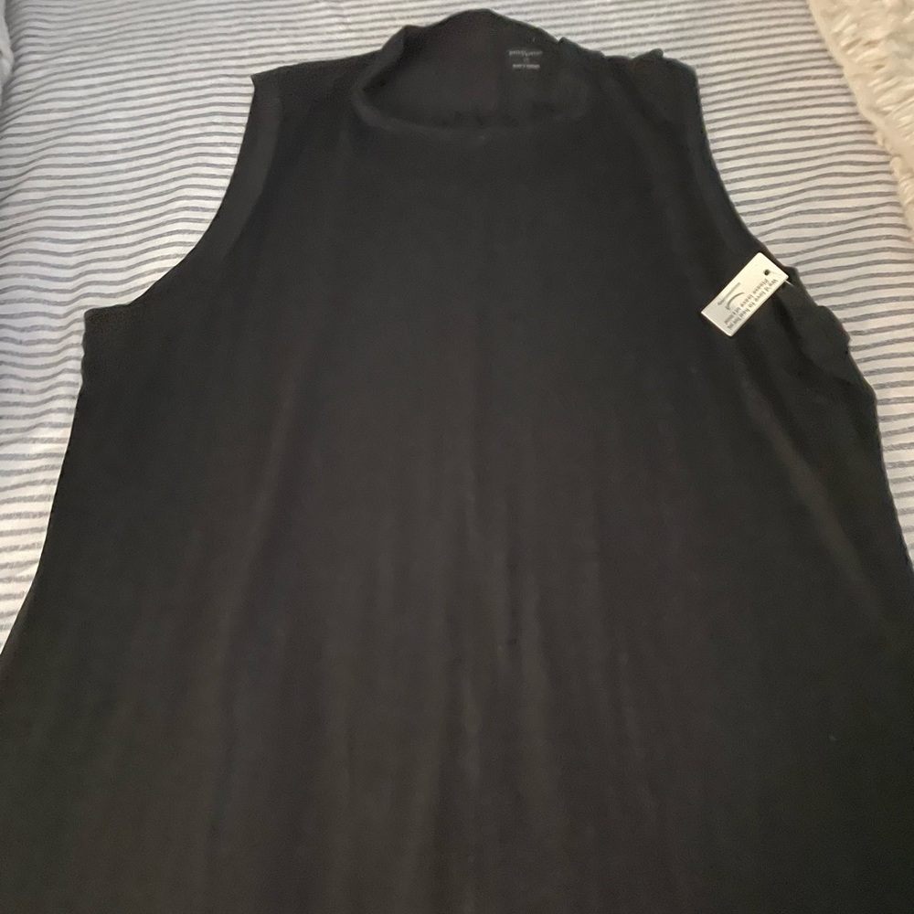 NWT Ankle Length Black Sleeveless Dress